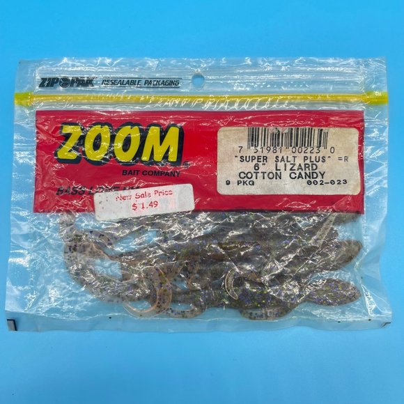 Lot of 7 Packs Assorted Soft Plastic Fishing Lures Worms Zoom Wave Worm - Picture 7 of 8